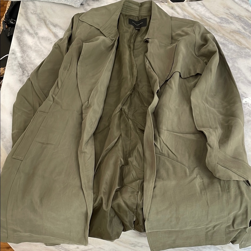 Olive Green Trench Coat